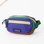パタゴニア ボディバッグ Patagonia テラヴィア ミニ ヒップパック 1L 折りたたみ ウェストバッグ パープル系マルチカラー 49448 Solstice Purple◇