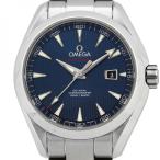OMEGA オメガ シーマスター アクアテラ ロンドンオリンピック 522.10.34.20.03.001 自動巻き ブルー文字盤 レディース