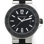 BVLGARI ブルガリ ディアゴノ セラミック DG42SC 自動巻き ブラック文字盤 メンズ 保証書