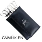 カルバンクライン キーケース Calvin Klein CK キーリング 31KJ170001 001 BLACK ブラック レザー 本革 RFID