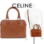 セリーヌ バッグ CELINE SMALL BOSTON TRIOMPHE 11377 3DU3 04LU タン ブラウン レザー 本革 スモール ボストン トリオンフ ミニ ボストン ショルダー 斜め掛け
