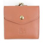 イルビゾンテ 財布 二つ折り がま口 IL BISONTE レザー 本革 ジャム テラコッタ SMW011 / C0423 小銭入れ付き コインケース