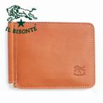 イルビゾンテ 財布 二つ折り IL BISONTE マネークリップ カード キャメル ヤキヌメ 茶色 SMW076 / C0963 スマートウォレット 薄型