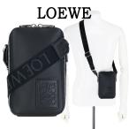 ロエベ バッグ ショルダーバッグ LOEWE C565S59X01 1100 / 0010825719 BLACK ブラック バーティカル クロスボディポケット アナグラムロゴ サテンカーフ 本革