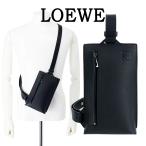 ロエベ バッグ ショルダー バーティカル Tポケット ソフトグレインカーフ LOEWE VERTICAL T-POCKET C660P02X01 1100 ブラック レザー 本革 アナグラムロゴ