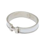 ショッピングバングル エルメス クリックHH クリッククラック PM バングル メタル ホワイト ブレス