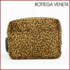 ボッテガ・ヴェネタ バッグ BOTTEGA VENETA ボディバッグ 豹柄 セカンドバッグ 中古 X12618