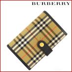 バーバリー レディース (メンズ可) BURBERRY 手帳カバー ノバチェック 中古 X15077