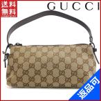 グッチ GUCCI バッグ ポーチ 化粧ポーチ GGキャンバス 中古 X17138