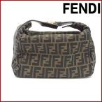 フェンディ バッグ レディース (メンズ可) FENDI ポーチ ズッカ 中古 X9713