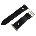  Hermes Apple часы частота ремешок me кукла заклепки чёрный 42mm