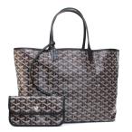 ショッピングゴヤール GOYARD ゴヤール トートバッグ サンルイ PMサイズ スモール ゴヤールディンキャンバス ユニセックス メンズ レディース ウィメンズ ブラック ノワール 黒