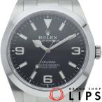 ロレックス エクスプローラー1 ウォッチ 後期型 214270(ランダム) 保証書 SS メンズ時計 ブラック 仕上げ済  美品