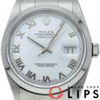 ロレックス デイトジャスト メンズ時計 16200(P)  SS メンズ時計 ホワイト OH・仕上げ済 2000年 美品 中古