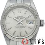 ロレックス デイトジャスト レディース時計 69174(L)  K18WG/SS レディース時計 シルバー 仕上げ済 1990年