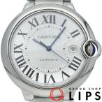 カルティエ バロンブルーLM ウォッチ 42mm オートマチック W69012Z4  SS メンズ時計 シルバー   美品 中古