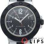 ブルガリ アルミニウム ウォッチ 38mm オートマチック AL38TA/AL38TAVD  アルミ/ラバー メンズ時計 ブラック