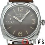 パネライ ラジオミール オフィチーネ 45mm Eブティック 世界限定300本 PAM01385 箱 保証書 SS/革 メンズ時計