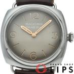 パネライ ラジオミール トレ ジョルニ 45mm PAM01350 箱 保証書 SS/革 メンズ時計 ベージュ   美品 中古
