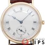 ブレゲ クラシック ツインバレル ウォッチ 34mm メーカーOH済 5907BA/12/984 修理書 K18YG/革 メンズ時