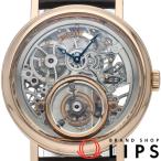 ブレゲ クラシック トゥールビヨン メシドール ウォッチ 40mm 5335BR/42/9W6 箱 保証書 K18PG/革 メンズ