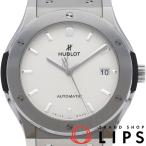 ウブロ クラシックフュージョン チタニウム オパリン 45mm 511.NX.2611.LR 箱 保証書 SS/チタン/ラバー メ