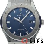 ウブロ クラシックフュージョン チタニウム ブルー 42mm 542.NX.7170.LR  チタン/ラバー メンズ時計 ブルー