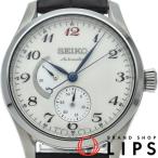 セイコー プレサージュ メンズ時計 SARW025/6R27-00J0  SS/革 メンズ時計 ホワイト 仕上げ済  美品 中古