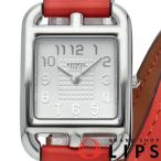 エルメス ケープコッド ドゥブルトゥール レディース時計 CC1.210 箱 保証書 SS/革 レディース時計 シルバー 仕上げ済