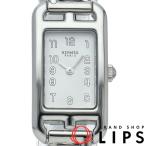 エルメス ナンタケット ウォッチ PM NA2.110/W049592WW00 箱 SS レディース時計 ホワイト 仕上げ済  美