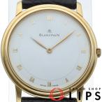 ブランパン ヴィルレ ウルトラスリム ウォッチ 33mm 0021-1418-55 箱 K18YG/革 メンズ時計 ホワイト 仕上