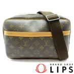 ルイ・ヴィトン リポーターPM M45254 モノグラム レディース ショルダーバッグ ブラウン  美品 中古