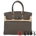エルメス バーキン30 H030520CK8F トゴ レディース ハンドバッグ エタン 美品 未使用