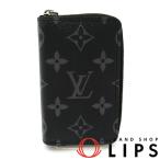 ルイ・ヴィトン ジッピーコインパース ヴェルティカル M81662 モノグラムエクリプス メンズ ブラック 中古