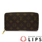 ショッピングヴィトン ルイ・ヴィトン ジッピーウォレット M42616 モノグラム レディース ブラウン 中古