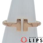 ティファニー Tワイヤーリング (#7) K18PG レディース  中古