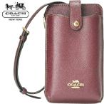 コーチCOACHバッグ アウトレット スマホショルダー ミニバッグ レディース フォーン クロスボディ スマホポーチ ショルダー 斜め掛け 本革 ブランド 縦型