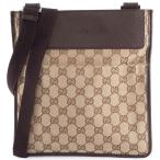 ショッピングＧＧキャンバス グッチ GUCCI バッグ ショルダー バッグ 中古 レディース GG キャンバス レザー ブラウン ベージュ 27639
