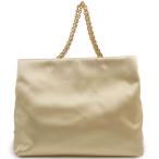 ショッピングプラダ プラダ サテンチェーン ハンドバッグ B7874 サテン イエロー レディース ゴールド 2気室 PRADA 中古