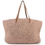 フェンディ ストロートート ピンク レディース 大きめ 編み込み A4収納可 FENDI  中古