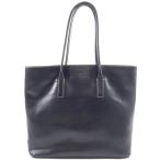 プラダ パンチングレザー トートバッグ ブラック レディース A4収納可 PRADA 中古
