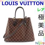 [ превосходный товар ] Louis Vuitton LOUIS VUITTON Damier kensington большая сумка ручная сумочка сумка на плечо Brown чай цвет 