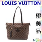 [ превосходный товар ] Louis Vuitton LV Damier Iena PM большая сумка ручная сумочка сумка "Boston bag" сумка на плечо Brown чай цвет N41012