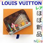 [ превосходный товар ] Louis Vuitton Damier vi vi enn Zippy монета perth ячейка для монет N63552 compact бумажник двойной бумажник 