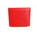  Louis Vuitton LOUIS VUITTON epi porutomonebo ватт кошелек для мелочи . ячейка для монет монета perth мужской женский [ как новый ]