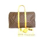  Louis Vuitton LOUIS VUITTON монограмма ключ poru45 сумка "Boston bag" дорожная сумка мужской женский [ как новый ]