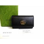  Gucci GUCCI GG двойной G кожа 6 полосный чехол для ключей кольцо для ключей мужской женский [ не использовался хранение товар ]