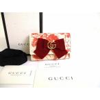  Gucci GUCCI GG двойной G лента узор 6 полосный чехол для ключей кольцо для ключей мужской женский [ не использовался хранение товар ]