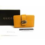  Gucci GUCCI Vintage Logo кожа 6 полосный чехол для ключей кольцо для ключей мужской женский [ не использовался хранение товар ]