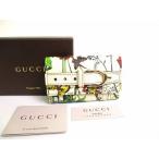  Gucci GUCCI флора кожа 6 полосный чехол для ключей кольцо для ключей мужской женский [ не использовался хранение товар ]